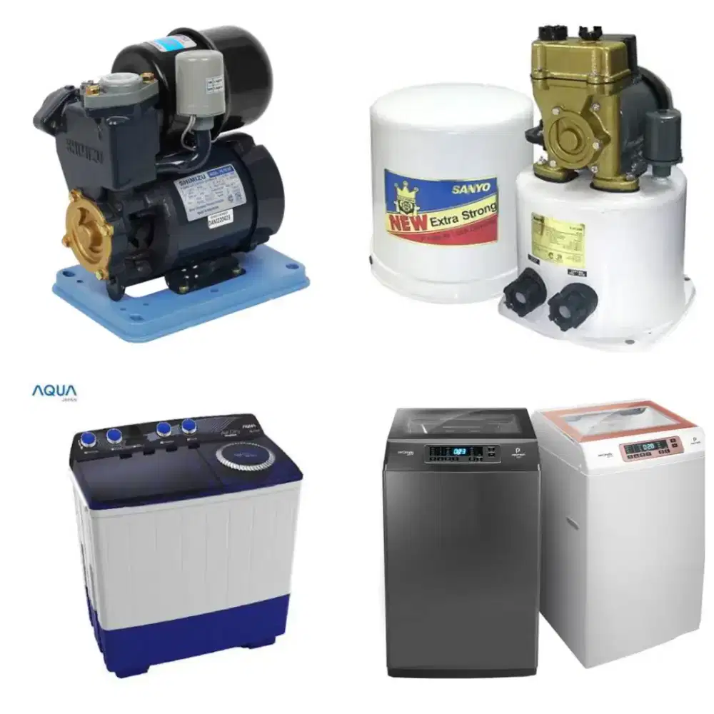 Servis Pompa air Mesin cuci Kipas angin Magic com Dispenser Kulkas