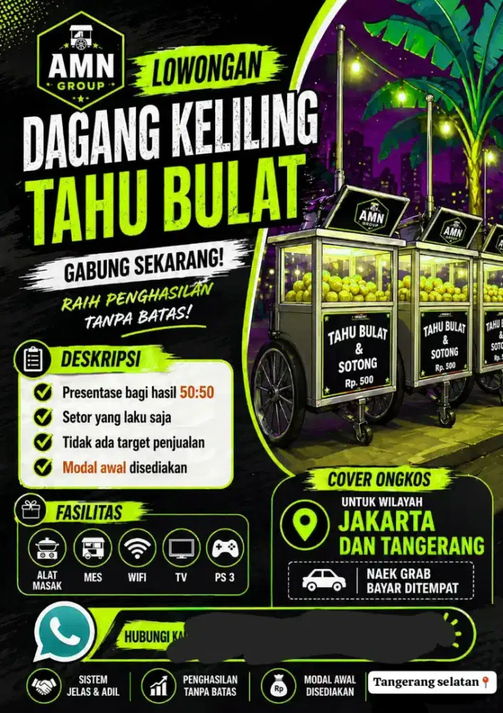 Lowongan Dagang Tahu bulat