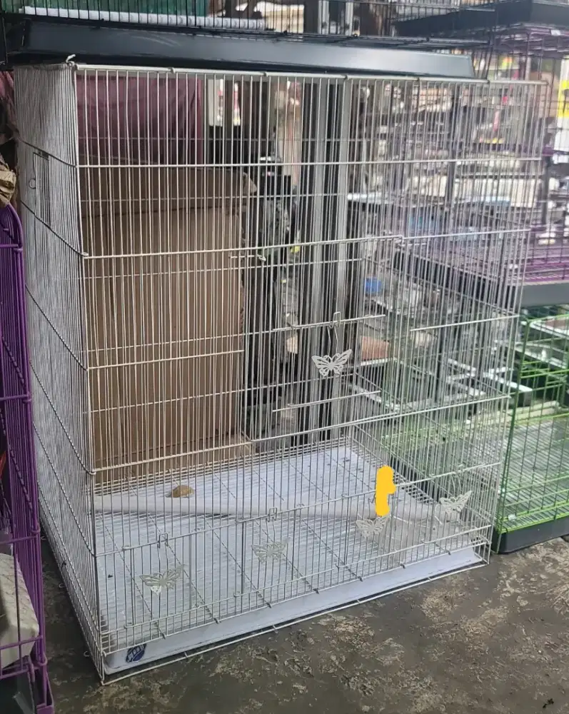 Kandang Sangkar Burung Besi Size Large Mulus