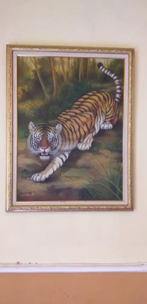 Dijual lukisan cat kanvas