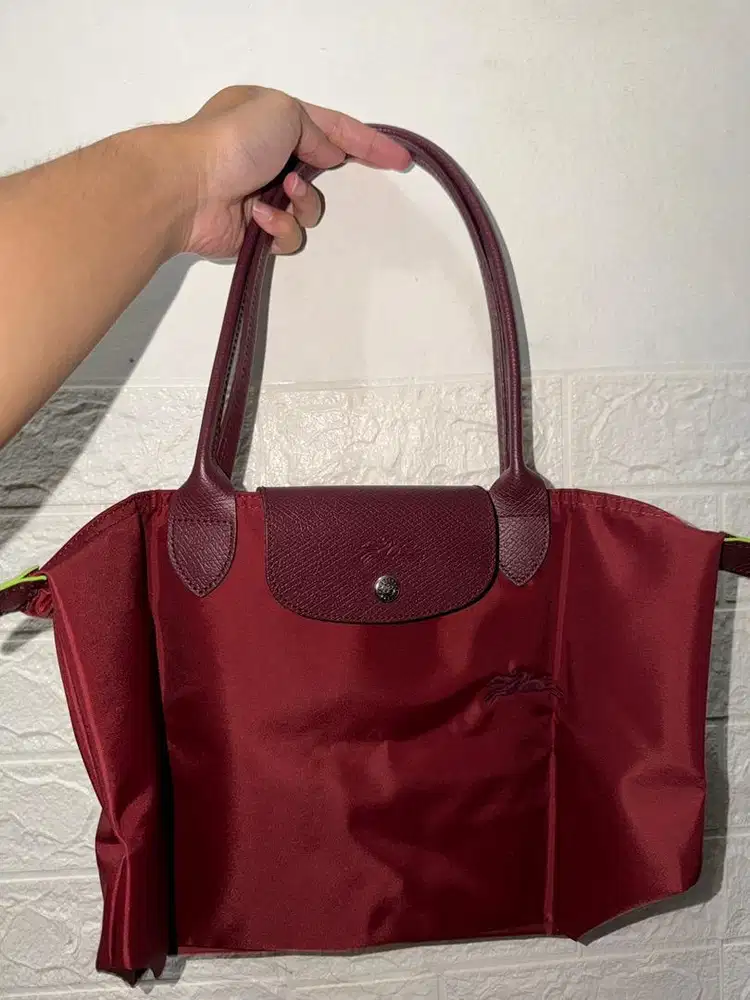 ORIGINAL TAS LONGCHAMP Le Pliage Green Tote Bag M