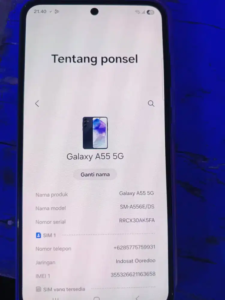 DI JUAL HP SAMSUNG A55 5G