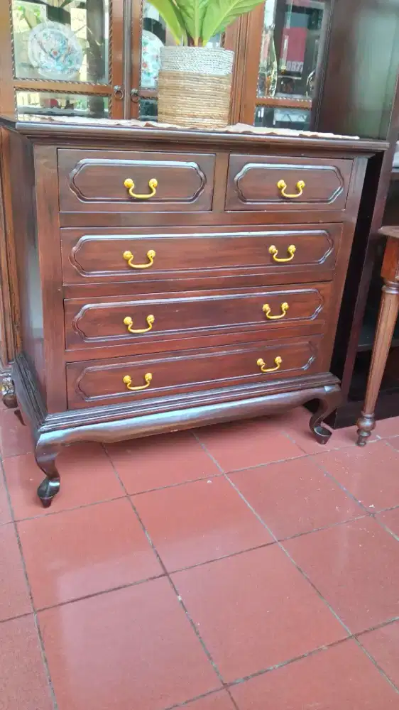 Drawer kayu jati lawas