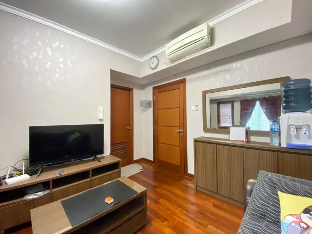 2BR plus furnish lantai parkit SIAP HUNI Apt.Royal Mediterania Garden