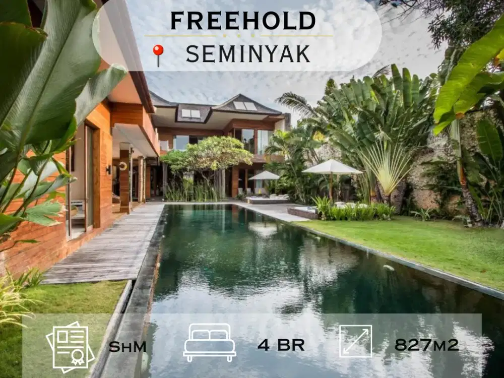For Sale / Freehold : Luxury Villa, Pantai Petitenget, Seminyak, Bali