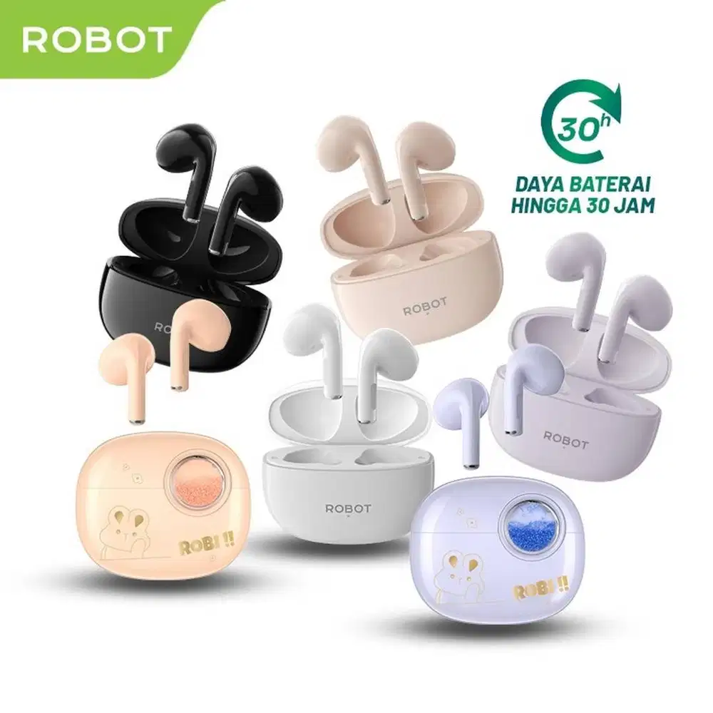 ROBOT T10S TWS Flybuds Semi In Ear Wireless Earbuds Bluetooth 5.3 IPX4
