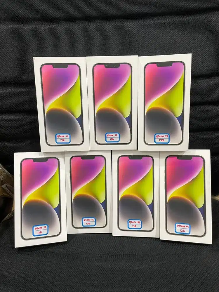 New iPhone 14 128 putih iBox