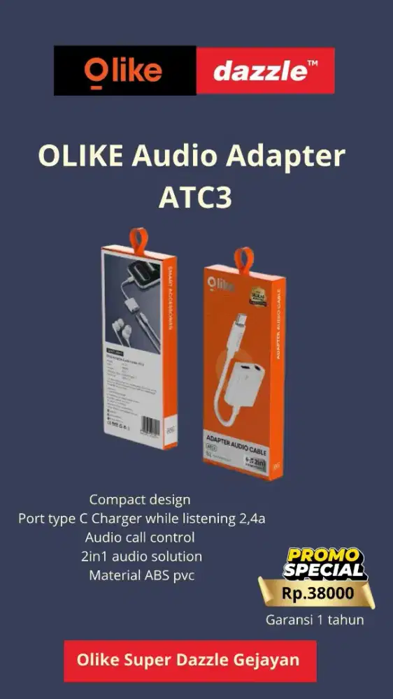Audio adapter Olike ATC3