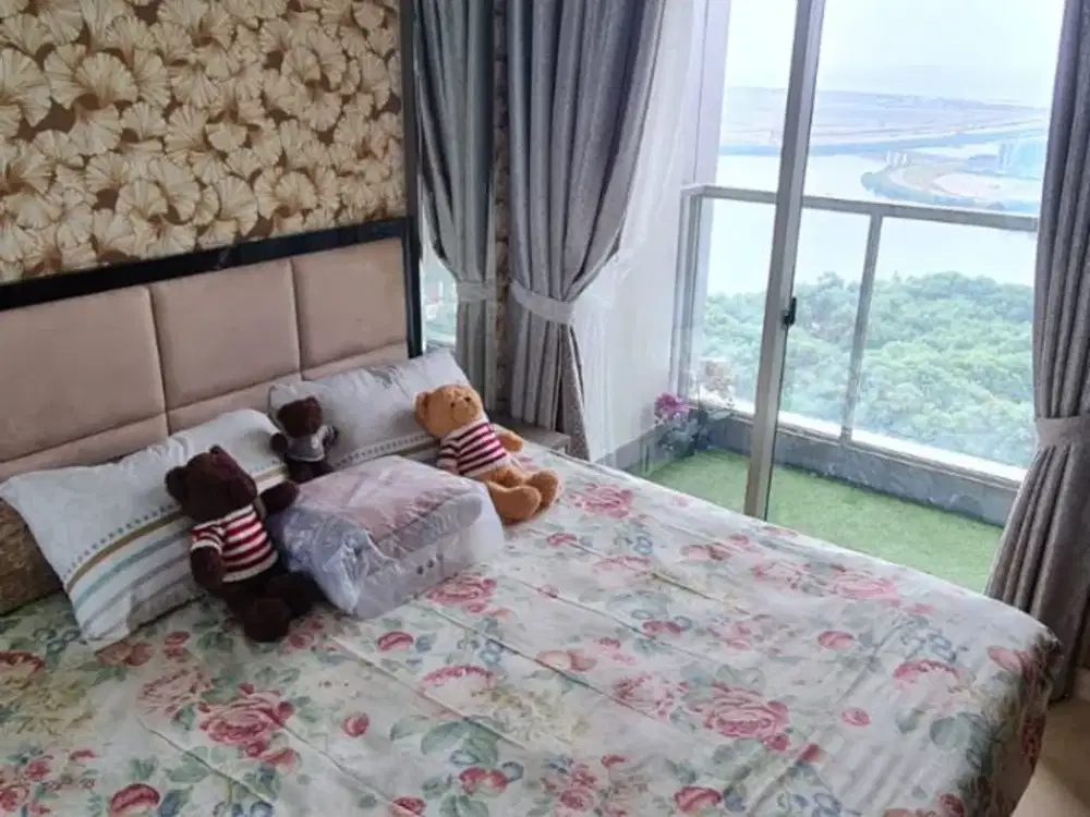 Disewa Apartemen Gold Coast Studio, 28m2, Sea View, Full Furnished