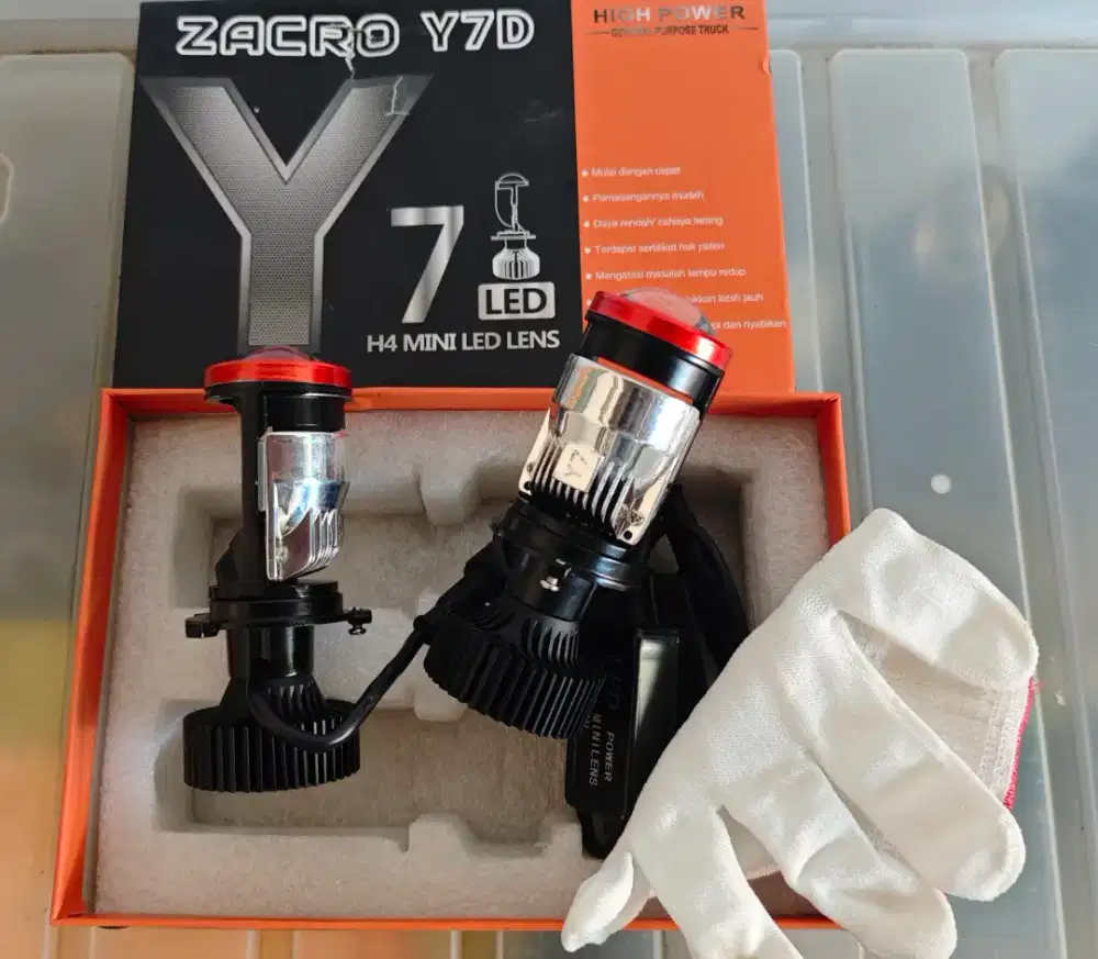 Lampu Mini Projie Zacro Y7D H4