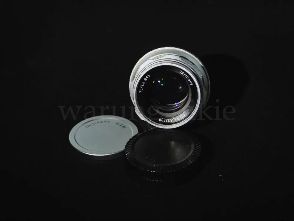 LENSA 7ARTISANS 35MM F1.2 MFT OLYMPUS LUMIX PANASONIC FULL SET BOX