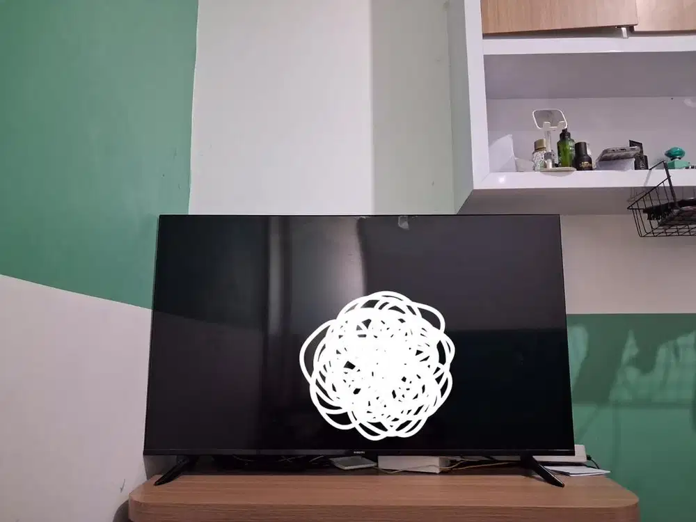 Jual TV Xiaomi 43” lcd pecah mesinnya normal