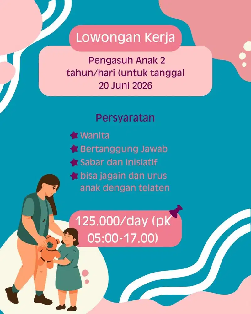 Pengasuh anak 2 tahun