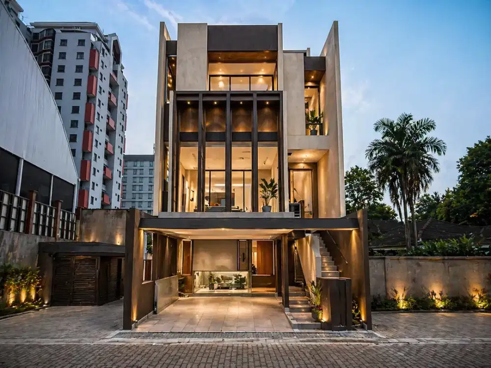Rumah Modern Kontemporer 4 lantai di Cilandak dekat Mall CITOS