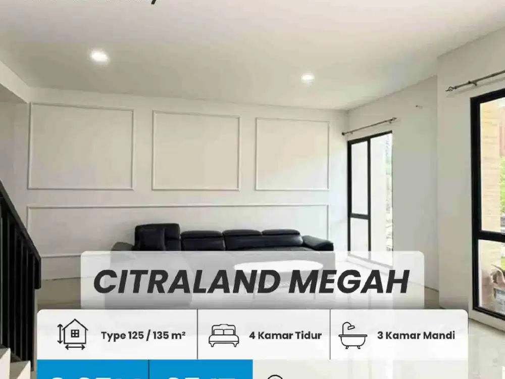 dijual dan sewa rumah Citraland Megah Batam siap huni