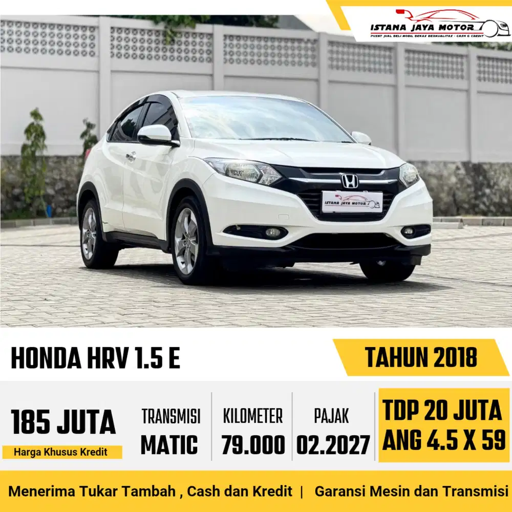 HONDA HRV 1.5 E 2018