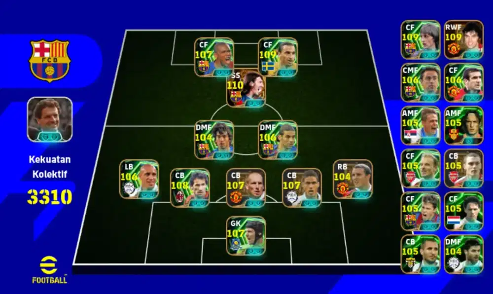 Akun efootball bagus