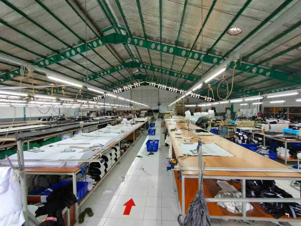 Dijual Pabrik Garment Akses Kontainer Di Gunung Sindur Bogor