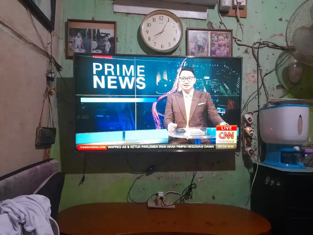 Jal tv LG 49in tipe UJ652T minus gambar goyang tv smart