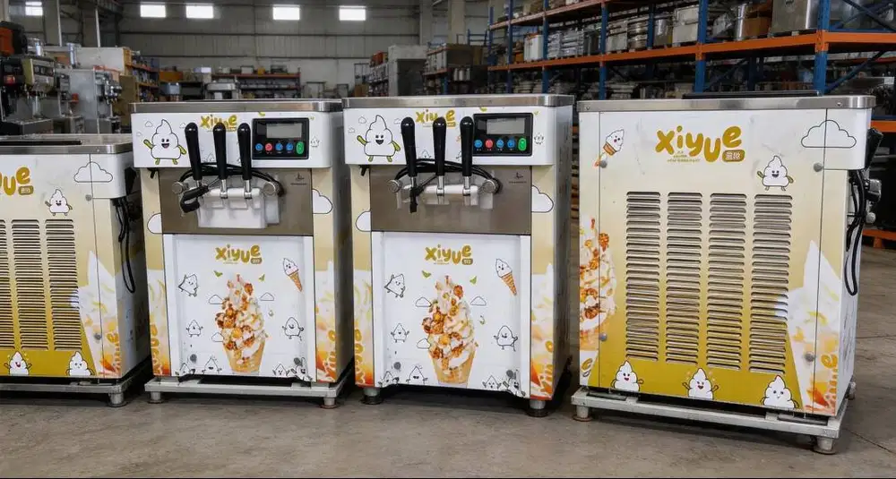 Mesin Es Krim Ice Cream XIYUE GPM 818T 3 Valve 18L/H 1800W Pamosroom