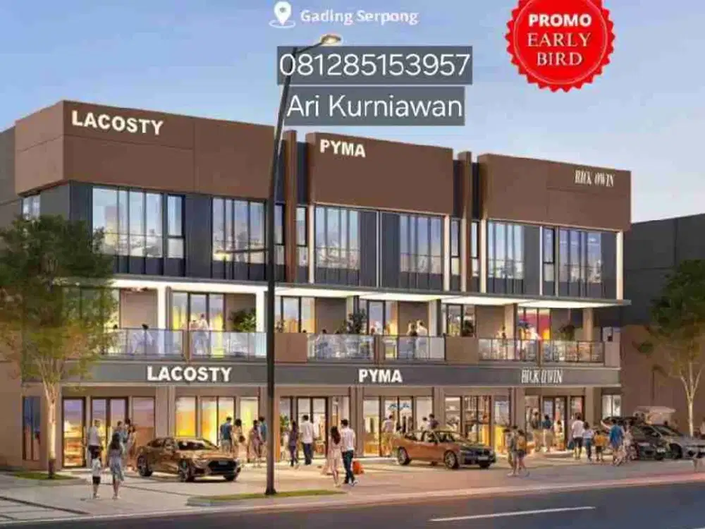 RUKO PASADENA SOUTH SQUARE SUPER STRATEGIS CASH BERTAHAP 10TH TANPA BI CHECKING COCOK BUAT INVESTOR