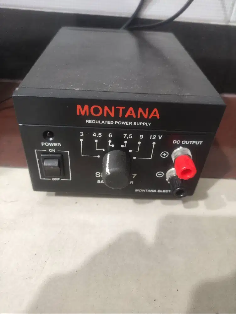 Montana Regulator Power Supply dc 12v 5a Preloved bekas