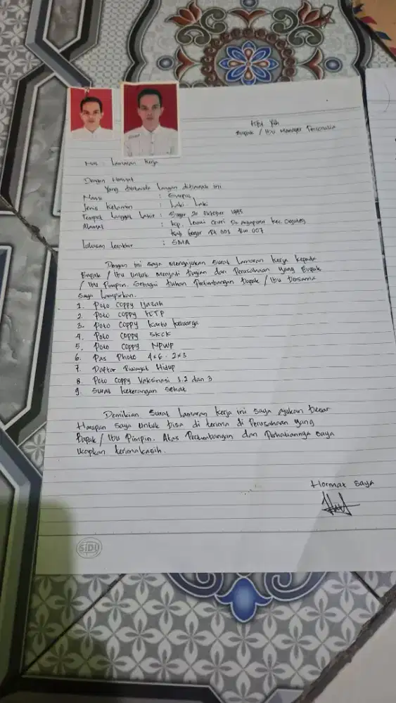 Urgent Butuh Pekerjaan