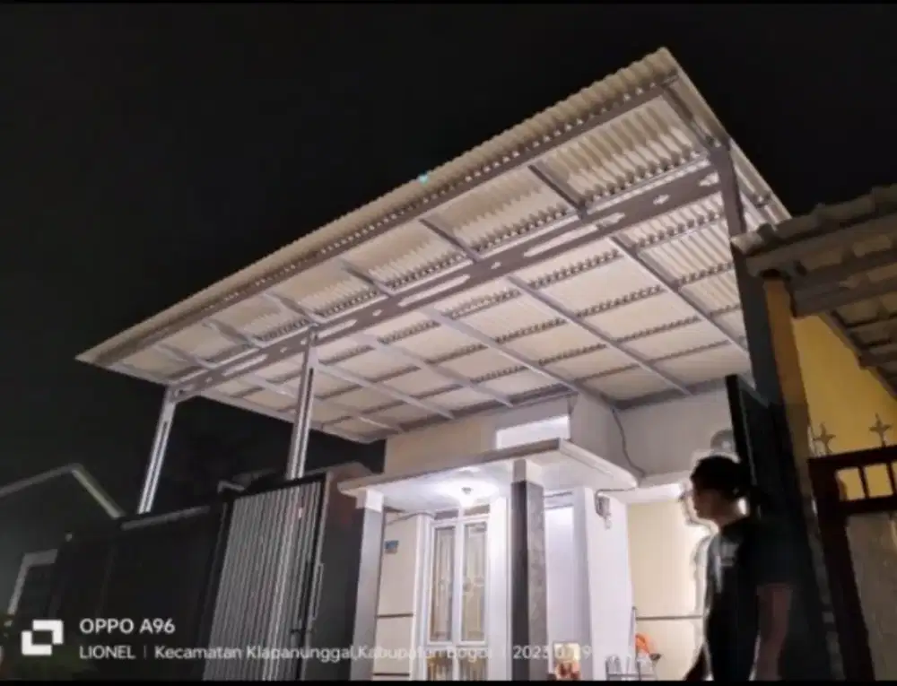 Kanopi Baja Ringan Atap Minimalis