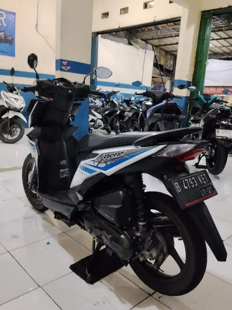 dijual honda beat eco 2017 pajak hidup super mulus