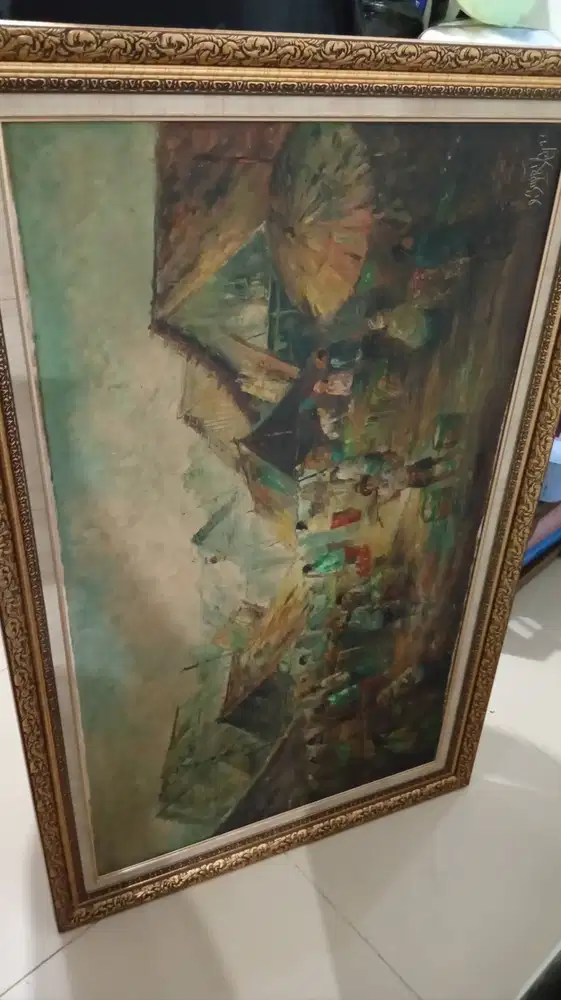 Lukisan tangan jual 4 buah borongan