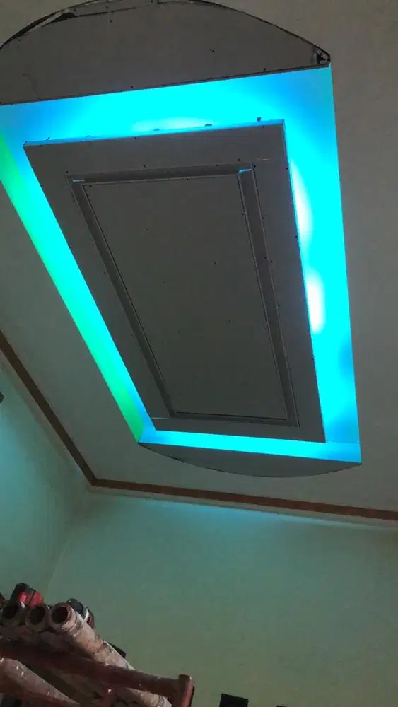 Plavon pvc gipsum backdrop lis molding