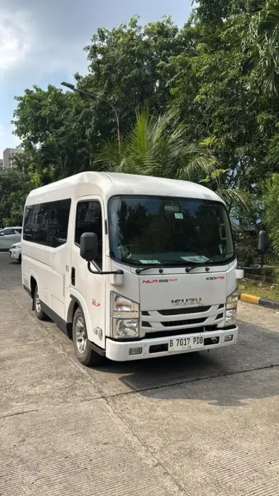 New Mobil family biosolar Mircobus isuzu Elf NLR 55B VIP Class baru