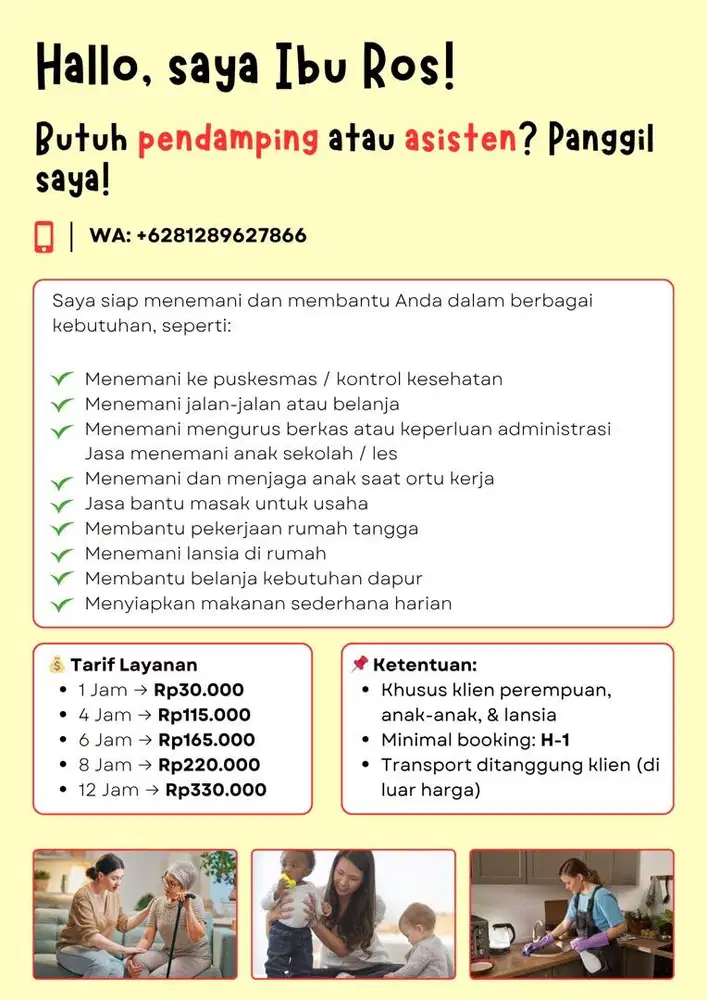 CARI INFAL & ASISTEN? SAYA SIAP BANTU!