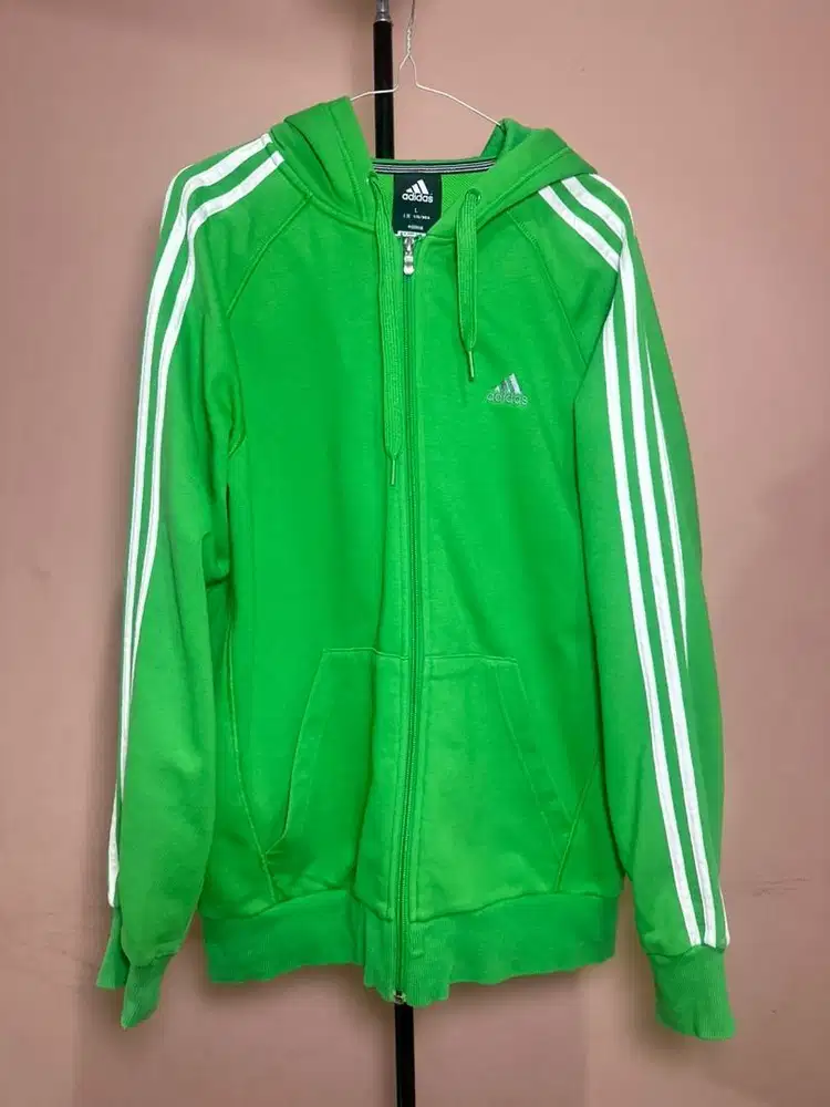 Jaket sweater hoodie adidas L