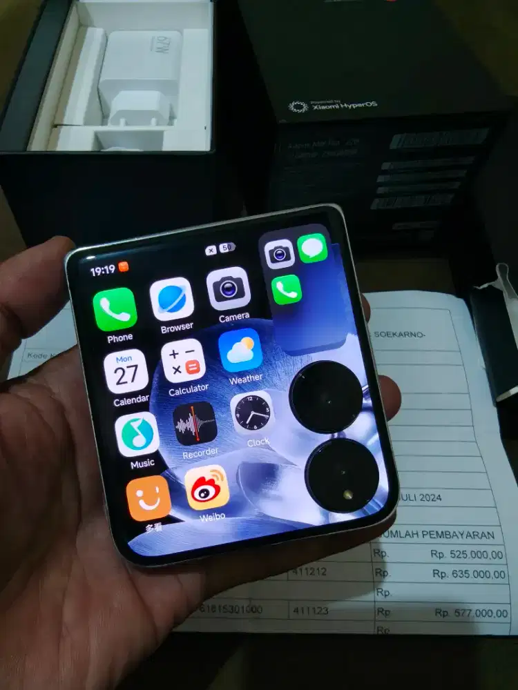 xiaomi mix flip 12/256 like new beacukai