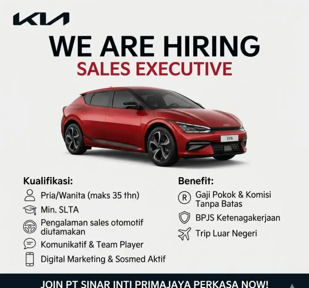 LOWONGAN KERJA SALES CONSULTANT