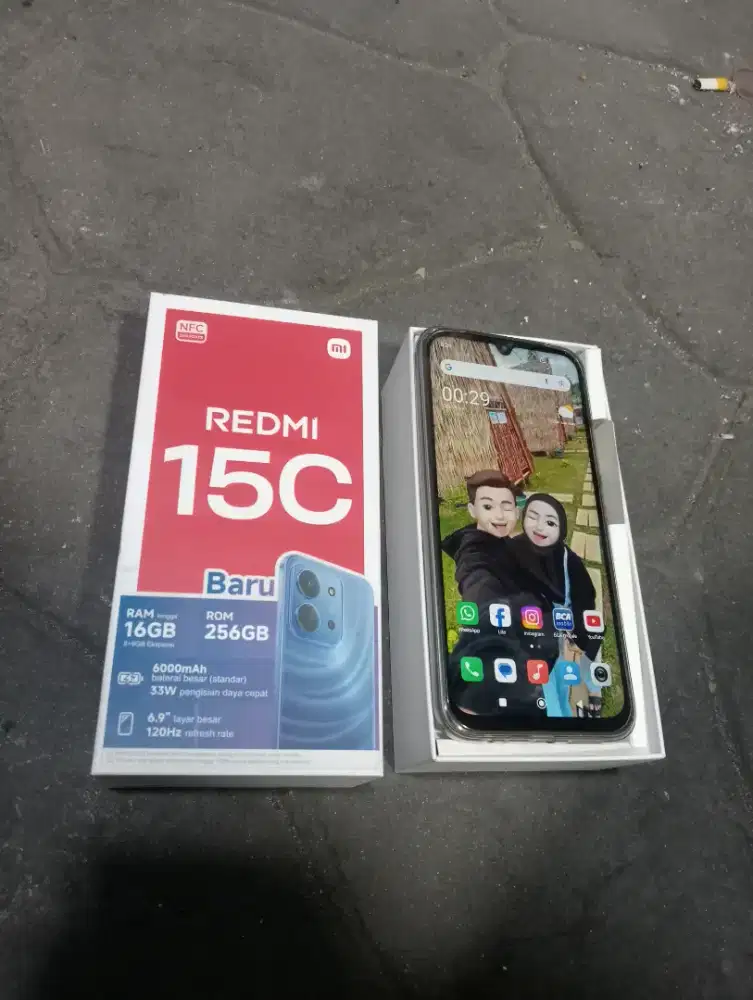redmi 15c 8/256gb hp dus aja
