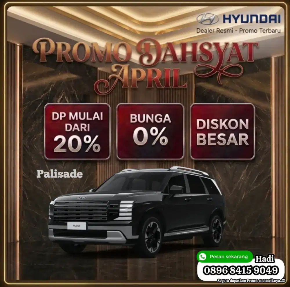 Promo hyundai palisade hybrid signature calligraphy awd kredit cash