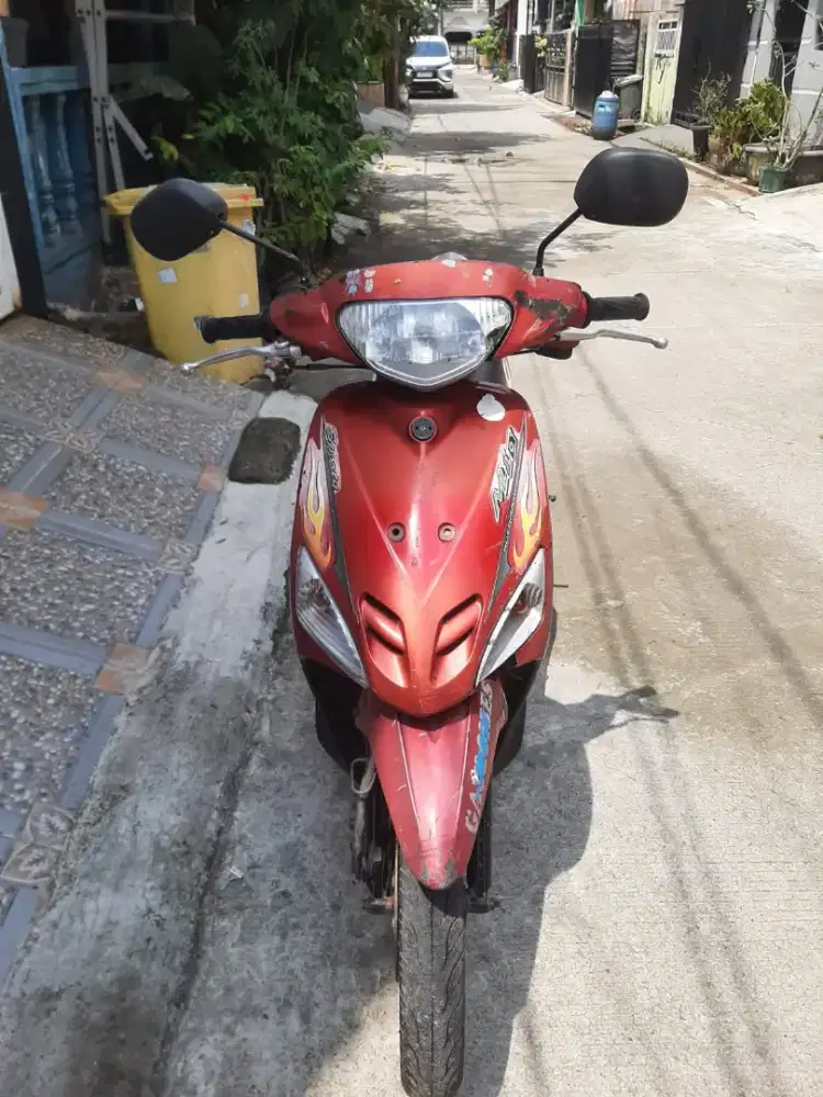 Yamaha Mio 2007 ss lengkap mesin bagus stater tokcer plat Bekasi kota
