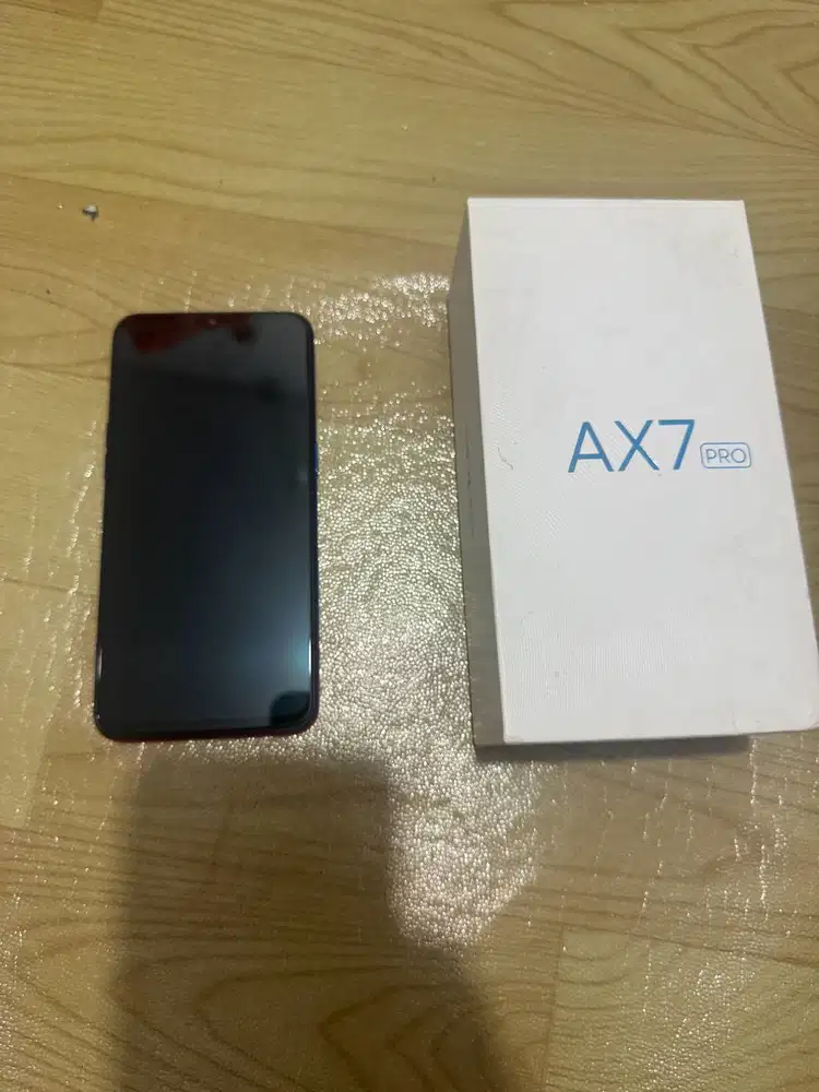 hp second OPPO ax7 pro 128gb 4gb full lengkap smartphone seken resmi