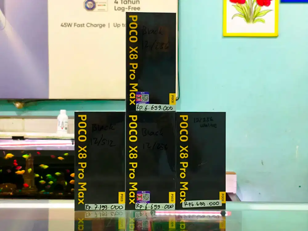 POCO X8 PRO MAX 5G 12/512 NEW SEGEL PROMO TERMURAH