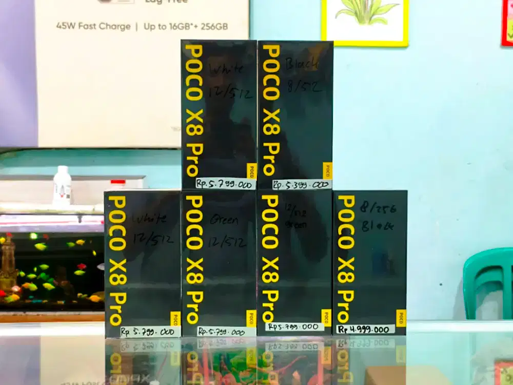 POCO X8 PRO 5G 12/512 NEW SEGEL PROMO TERMURAH