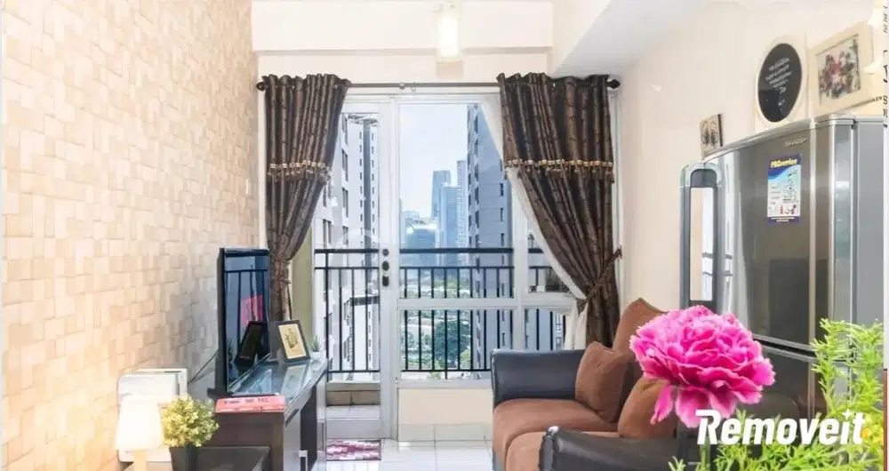 Sewa Apartemen 18Th Residence Taman Rasuna 1BR,33M2,Furnish,View Ok