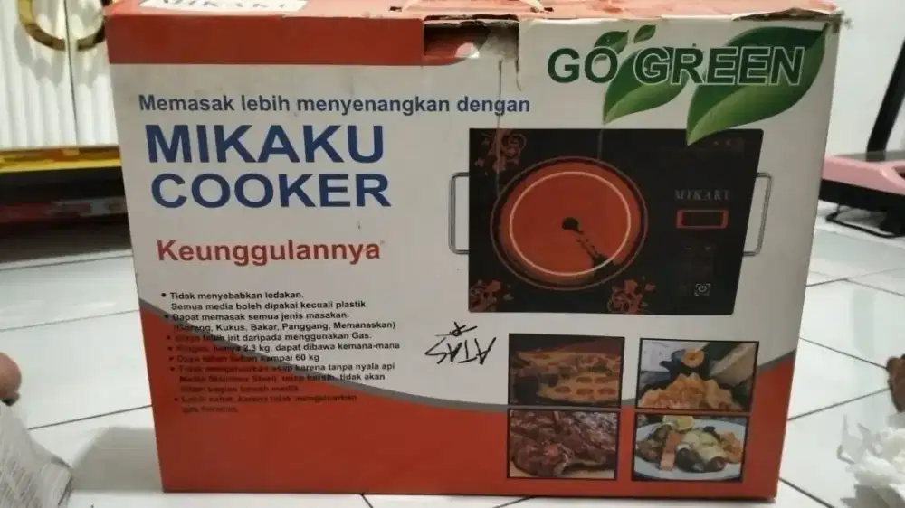 DIJUAL (BU) CEPAT KOMPOR LISTRIK PORTABLE MIKAKU COOKER