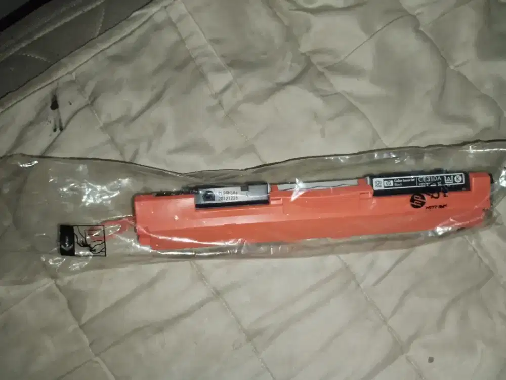 HP 126A Black Original LaserJet Toner Cartridge (CE310A).