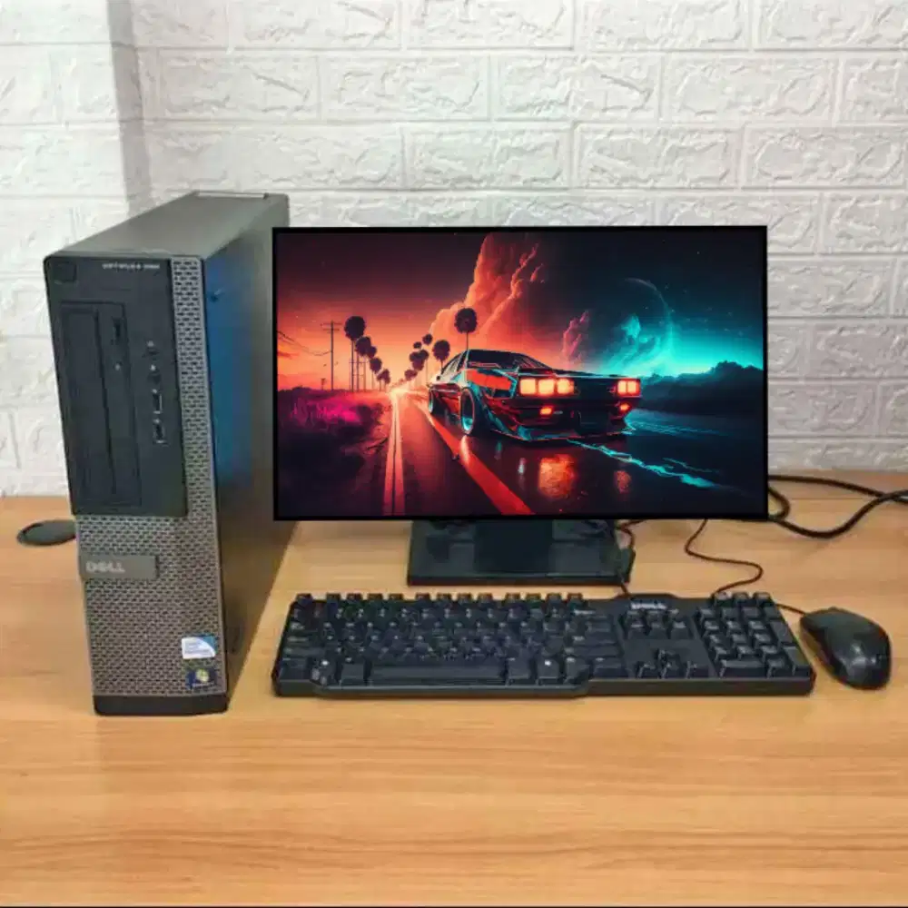 PC GAMING FULSET + LCD + RAM 8 GB + VGA 1 GB + HD 500 GB + GAMES APP