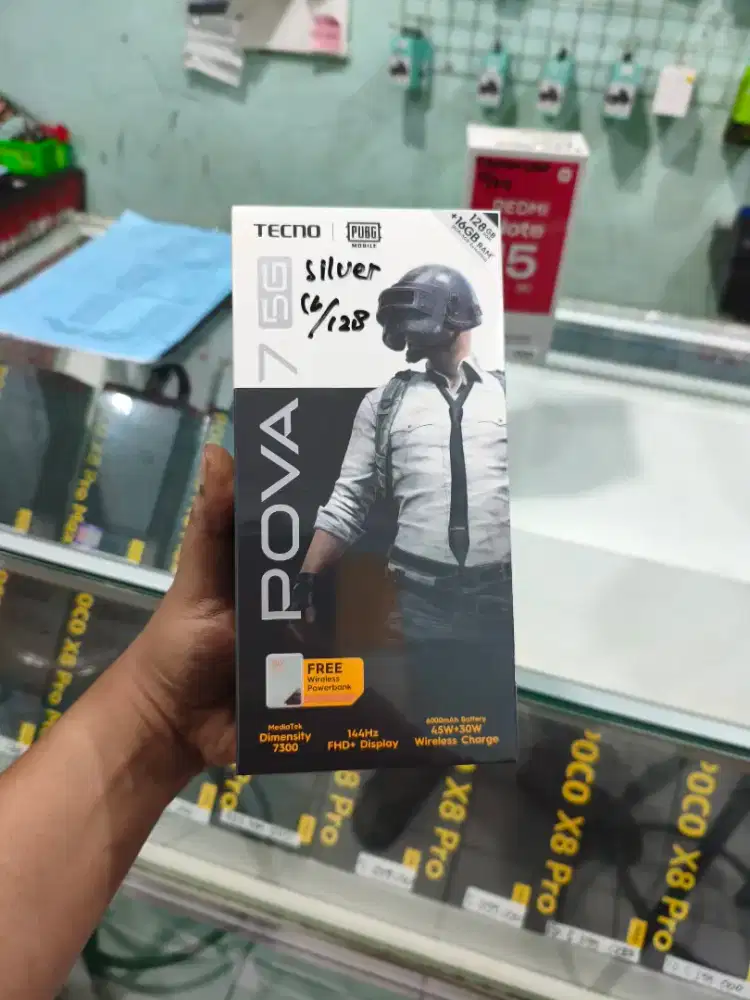 TECNO POVA 7 5G 8/128 NEW SEGEL PROMO TERMURAH