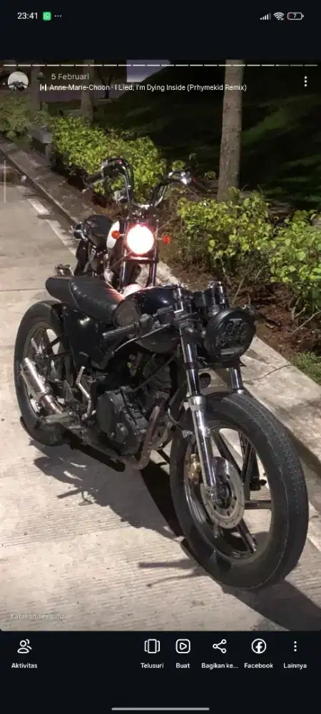 MOTOR CUSTOM CAFERACER YAMAHA FZ16