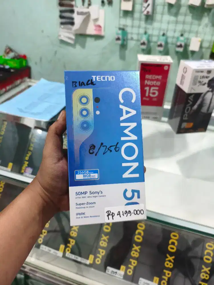 TECNO CAMON 50 8/256 NEW SEGEL PROMO TERMURAH
