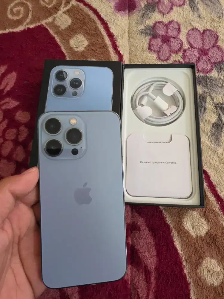 iPhone 13 pro 256gb mulus like new,,lengkap fulset,istimewa